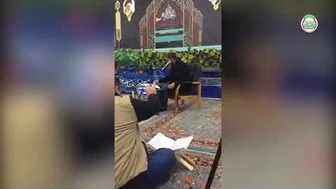 القارئ ياسرالعلاق يقرء في مسجد جمكران في قم المقدسة