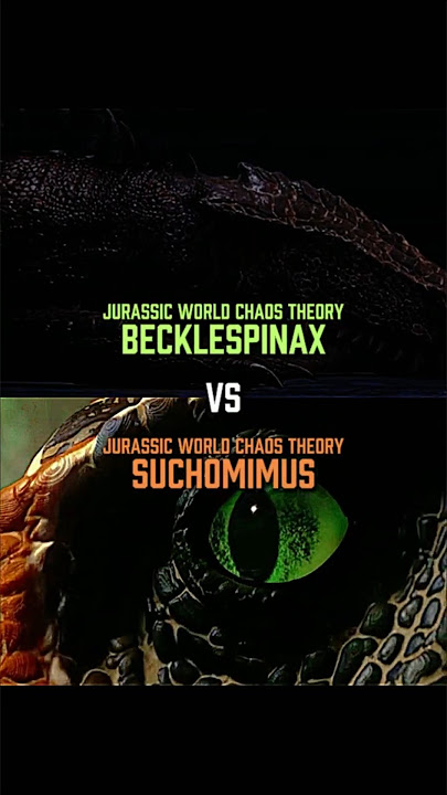 Becklespinax vs Suchomimus #shorts #jurassicworld #chaostheory #edit