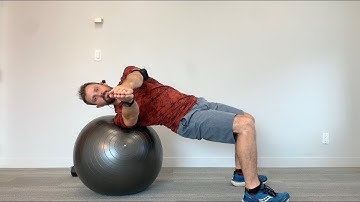Supine Trunk Rotation on Ball