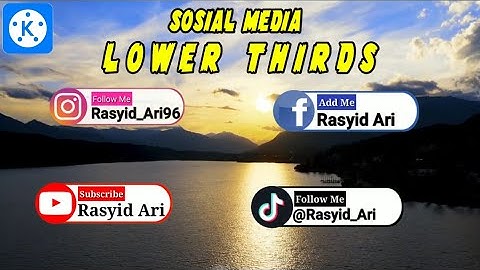 cara membuat lower third di kinemaster|| Tutorial Kinemaster 2022