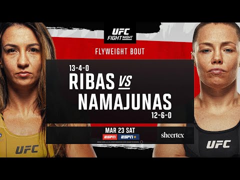 UFC Vegas 89 Ribas vs Namajunas - March 23  Fight Promo