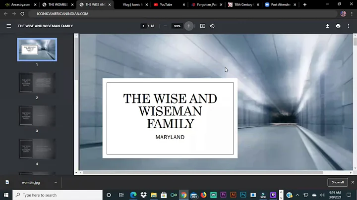 Le storie delle famiglie Wombo, Wise e Wiseman