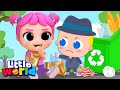 Yes Yes Save The Earth! | Little World - Kids Songs & Nursery Rhymes