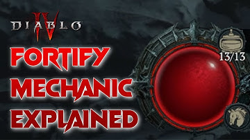 Fortify Mechanic Explained - Diablo 4