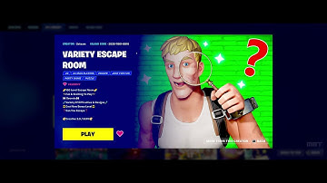 How YOU Can Complete Levels 1,2,3,4,5 in Fortnite VARIETY ESCAPE ROOM? TUTORIAL