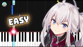 Nanatsu no Maken ga Shihai suru OP - 'Kenka' - EASY Piano Tutorial & Sheet Music