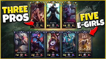 3 BEST ONE-TRICKS WORLD VS. 5 E-GIRL STREAMERS (8 DIFFERENT POVS) Ft. Karasmai - League of Legends