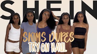 SKIMS DUPES ?! HUGE SHEIN LOUNGEWEAR TRY ON HAUL | AFFORDABLE MUST HAVE BASICS!