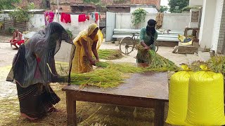 जानिए गाँव में कैसे बनता है पोहा, चिवड़ा | How poha is made in village Flatten Rice Making Process