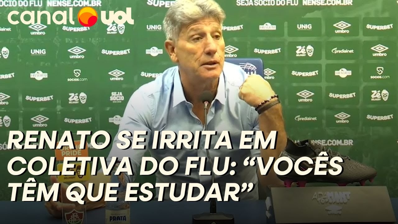 RENATO GAÚCHO GETS ANGRY AT FLUMINENSE PRESS CONFERENCE: 