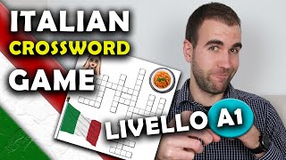 Italian Crossword Game A1 (Italian A1 level) | Italian language game screenshot 2