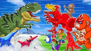 T REX VS INDOMINUS REX! JURASSIC &GODZILLA Empire: Who's Dinosaur KING? Jurassic Adventures!