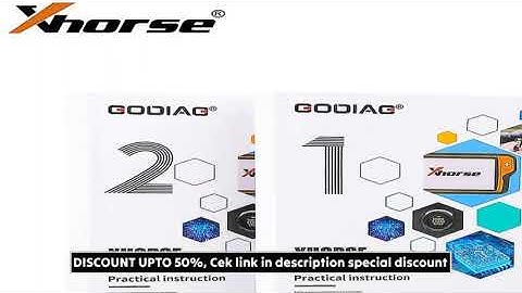 GODIAG Key Tool Plus Practical Instruction 1&2 Two Books for Locksmith or Vehicle Maintena