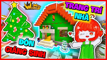 KAMUI NÂNG CẤP NHÀ CÀ RỐT THEO CÂY THÔNG NOEL ĐÓN GIÁNG SINH LÀNG HERO TEAM TRONG MINI WORLD