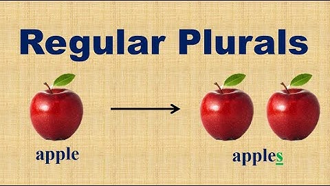 Regular Plural Nouns