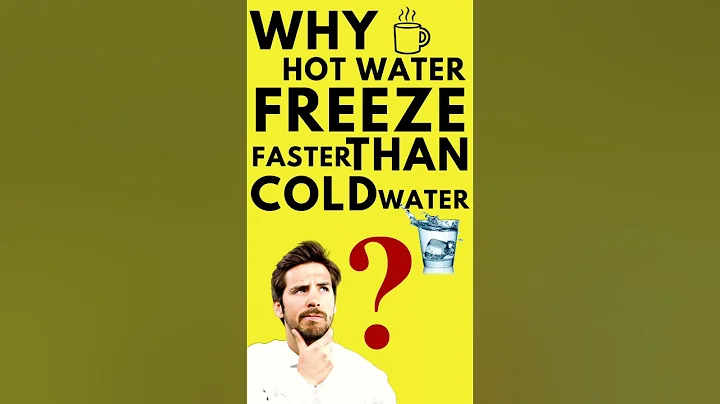 Why Warm Water Freezes Faster Than Cold Water? 😱 #shorts #education