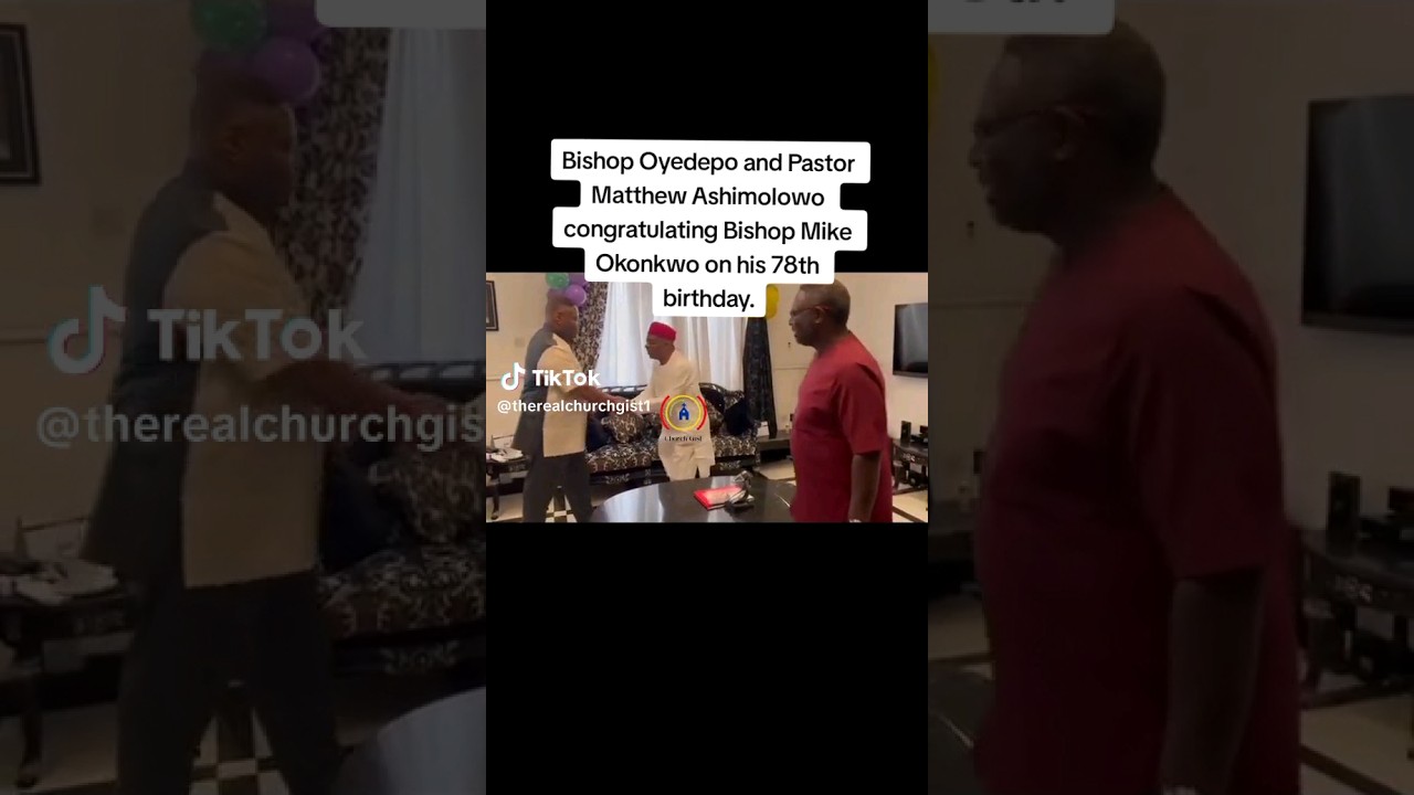 Bishop David Oyedepo & Pastor Matthew Ashimolowo Congrat&mldr; Bishop Mike