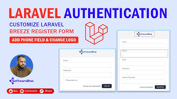 Customize Laravel Breeze Register Form | Add Phone Field & Change Logo | Complete Guide