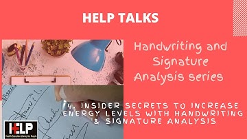 Insider Secrets to Increase Your Energy with Handwriting and Signature Analysis