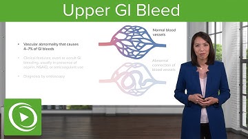 Upper GI Bleed with Case – Disorders of the Small and Large Intestines | Lecturio