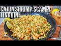 Cajun Shrimp Scampi Linguine | Cajun Pasta Recipe