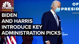 Biden and Harris introduce key cabinet and administration picks — 12/11/2020 Profile