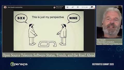 "Open Source Telecom Software Status,Trends,and the Road Ahead": Alan Quayle -Independent Consultant