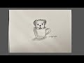Cute Dog Drawing Idea for Beginners | Pencil Drawing | Easy Drawing Ideas