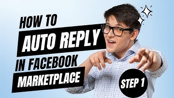 How to Send Auto Replies on Facebook Marketplace (step 1)- 2025