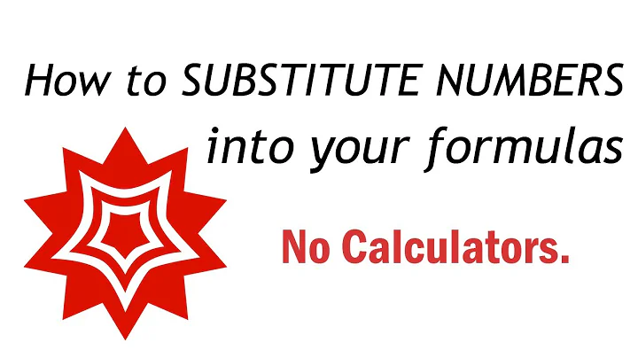 How to SUBSTITUTE NUMBERS into your formulas (Simple physics in Wolfram Language | Mathematica)