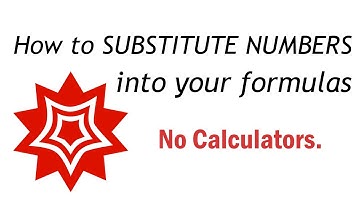 How to SUBSTITUTE NUMBERS into your formulas (Simple physics in Wolfram Language | Mathematica)