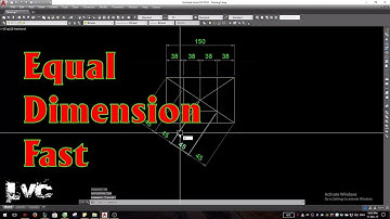Lisp autocad | lisp equal dimension fast