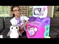 Disney Doc McStuffins Rescues Porg the Bird + NEW Rescue Pet Mobile Pretend Play | Toys Academy