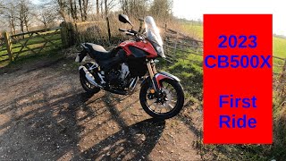 2023 Honda CB500x  First Ride