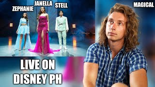 STELL of SB19, JANELLA SALVADOR and ZEPHANIE LIVE ON DISNEY PH | Singer Reaction!