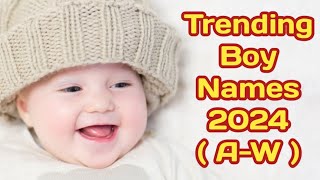 Trending Boy Names 2024/Hindu Boy Names/ Baby Boy Names 2024@kindergarden4176