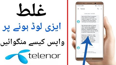 How to get Telenor balance back ||Telenor balance return code||
