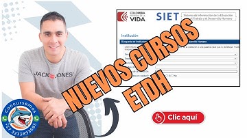Nuevos Cursos ETDH - Educación Para el Trabajo y Desarrollo Humano