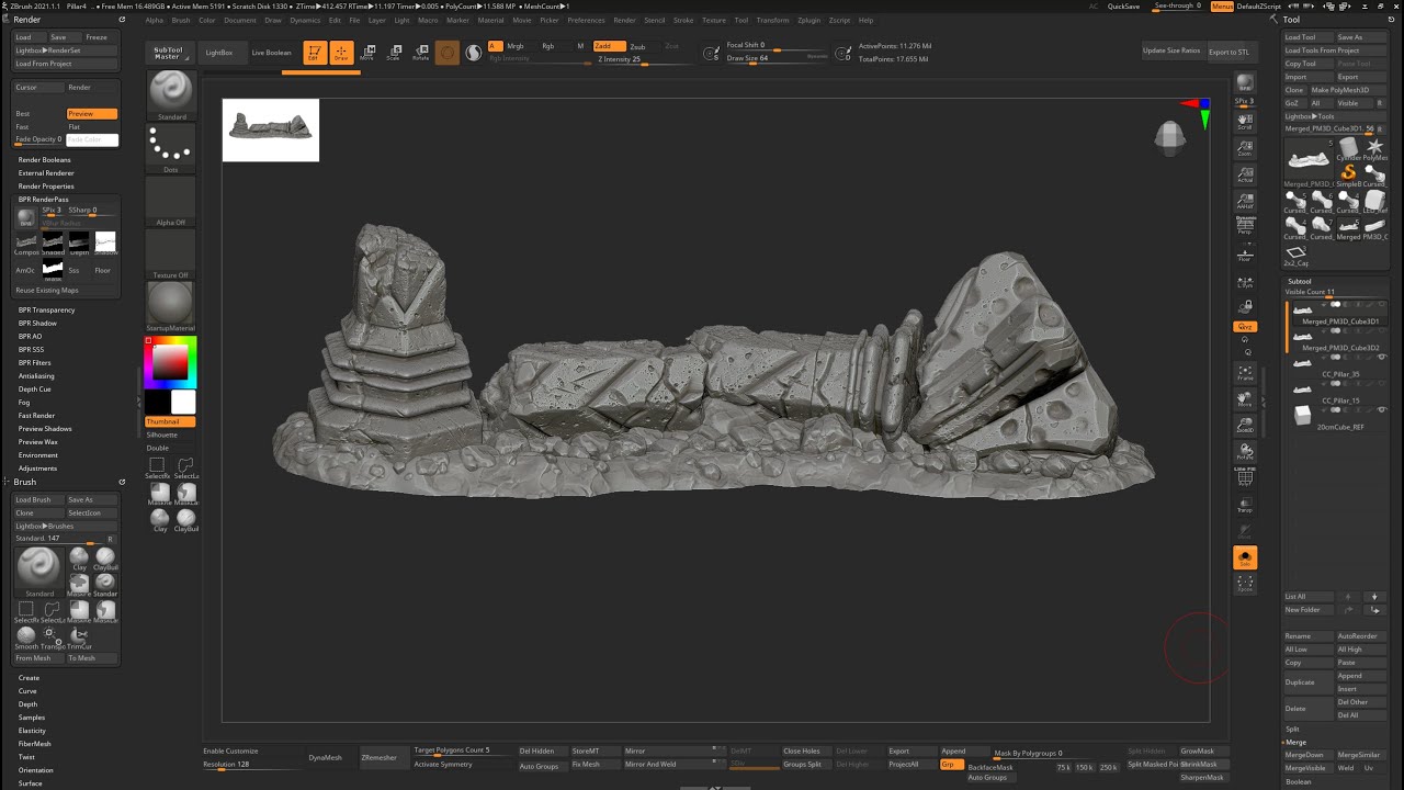 how to export high resolution images from zbrush