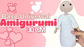 COMO FAZER BASE UNIVERSAL AMIGURUMI, ANJINHOS , E NOSSA SENHORA,PASSO A PASSO FÁCIL!