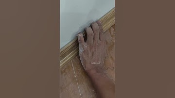 Thi công thanh phào chân tường giúp tạo điểm nhấn cho mặt bậc cầu thang giả gỗ | Lê Hạ Haroma