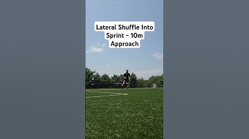 Lateral Shuffle Into Sprint - 10m Approach