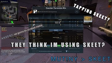 1v5 HVH GOD TAPPING AIMWARE AND SKEET.CC