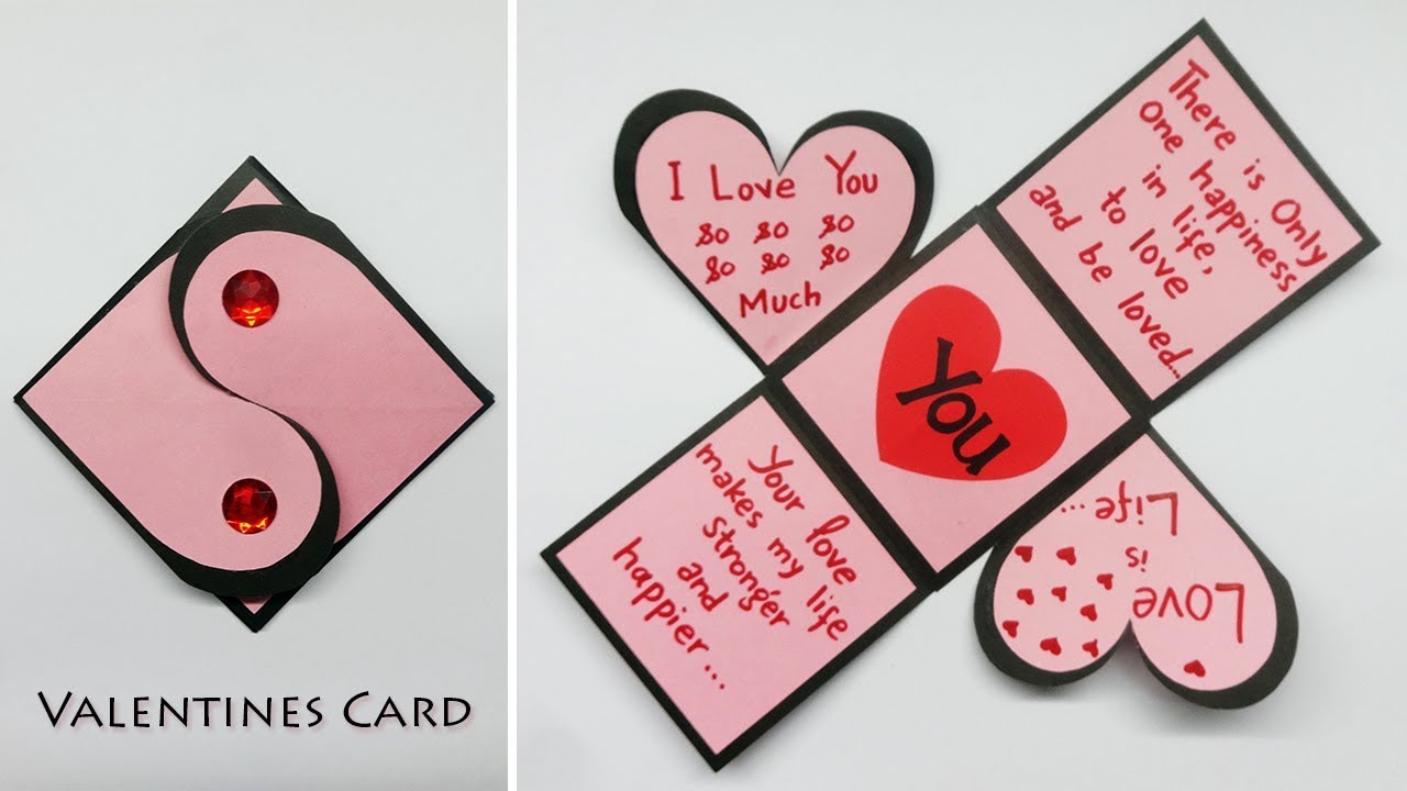 Valentines Day Cards Valentine Cards Handmade Easy Love Greeting Cards Latest Design