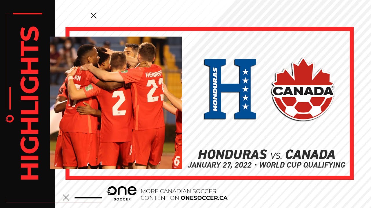 HIGHLIGHTS Honduras vs. Canada (World Cup Qualifying, Jan. 27, 2022