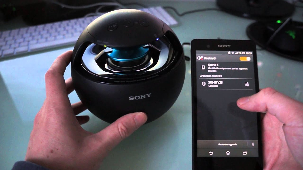Test Enceinte Sony SRS BTV25 - YouTube