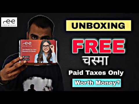 Eyemyeye FREE Eyeglasses Unboxing | Paid Only Shipping & Taxes | Is It Worth Money ?