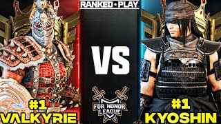 NUMBER 1 RANKED VALKYRIE VS NUMBER 1 RANKED KYOSHIN! FOR HONOR