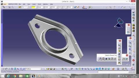 CATIA V5 | ADAPTER CLUTCH RELEASE BEARING | DESIGN | PART DESIGN | TUTORIAL | FOR BEGINNERS