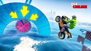 ТРОЙНАЯ ЛАКЕРСКАЯ ДЫРКА... МОТОПАРКУР, КОТОРЫЙ ЗАСТАВИТ ТЕБЯ СТРАДАТЬ! GTA 5 ONLINE (ГТА 5 ГОНКИ)